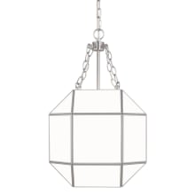 Morrison 3 Light 14" Wide Pendant with Frosted Glass Shade