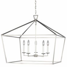Dianna 5 Light 28" Wide Taper Candle Chandelier