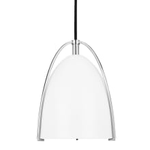 Norman 6" Wide Mini Pendant with Matte White Shade