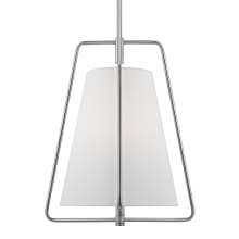 Allis 15" Wide Pendant with Linen Shade
