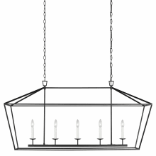 Dianna 5 Light 17" Wide Taper Candle Chandelier
