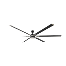 Loft 96" 6 Blade Indoor LED Ceiling Fan with Remote Control