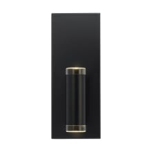 Dobson II Single Light 5" Wide Integrated LED Bathroom Sconce with Glass Diffusers - 277 Volt and ADA Compliant