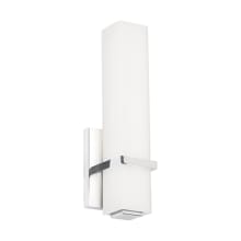 Milan Single Light 4-1/4" Wide Integrated LED Bathroom Sconce with Acrylic Diffuser - 277 Volt and ADA Compliant