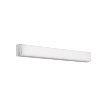 Sage Single Light 37" Wide Integrated LED Vanity Light with a White Rectangular Acrylic Shade - 277V - ADA Compliant