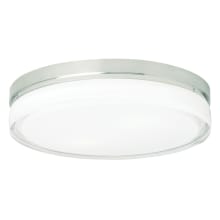 Cirque 11" Wide LED Flush Mount Drum Ceiling Fixture / Wall Light with LED Module