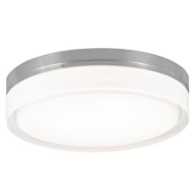 Cirque 11" Wide LED Flush Mount Drum Ceiling Fixture / Wall Light with LED Module