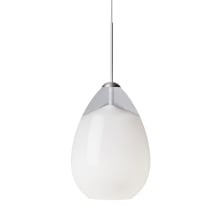 Alina 4" Wide LED Mini Pendant with White Glass Shade