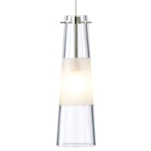Bonn 1 Light FreeJack Pendant with Clear Glass Shade