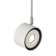 ISO 3" Wide LED Mini Pendant with 20 Degree Beam Spread, 80 Color Rendering Index, 2700K Color Temperature, and 6 Inch Downrod for Freejack System