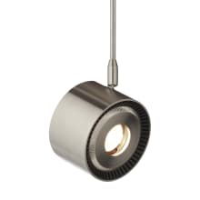 ISO 3" Wide LED Mini Pendant with 20 Degree Beam Spread, 80 Color Rendering Index, 3000K Color Temperature, and 6 Inch Downrod for Freejack System