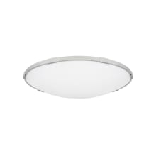 Lance Convertible Single Light 23-5/16" Wide Integrated LED Flush Mount Ceiling Fixture / Wall Sconce with a Frosted Glass Shade - 277V