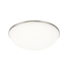 Megan Convertible Single Light 13" Wide Integrated LED Flush Mount Ceiling Fixture / Wall Sconce with an Acrylic Shade - 277V