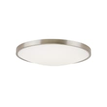 Vance Convertible 13" Wide Integrated LED Flush Mount Ceiling Fixture / Wall Sconce with a Frosted Glass Shade - 277V