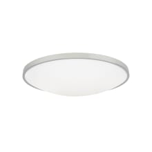 Vance Convertible 18" Wide Integrated LED Flush Mount Ceiling Fixture / Wall Sconce with a Frosted Glass Shade - 277V