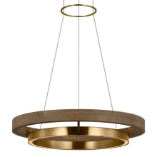 Grace 24" Wide LED Ring Chandelier