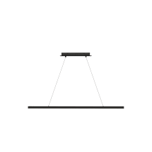 Dessau 49" Wide LED Linear Chandelier with Aluminum Shade