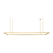 Stagger 84" Wide LED Linear Chandelier
