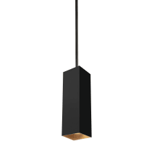 Exo 18" Tall Integrated LED Mini Pendant with 48" Stem, 20 Degree Beam Spread