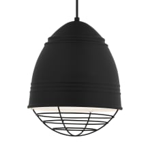 Loft Single Light 12" Wide Pendant with Aluminum Dome Shade