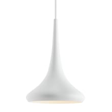 Noema Single Light 10" Wide Mini Pendant with 3000K LED Bulb