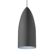 Signal Single Light 6-1/8" Wide Mini Pendant with Spun Aluminum Shade