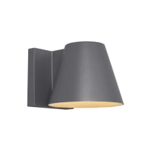 Bowman Single Light 6" High Integrated LED Outdoor Wall Sconce