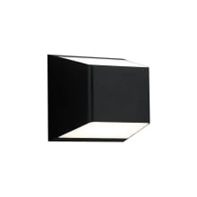 Ebb Single Light 5" Wide 277V LED Outdoor Wall Sconce with Metal Shade