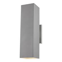 Pohl 2 Light 19" Tall Outdoor Wall Sconce