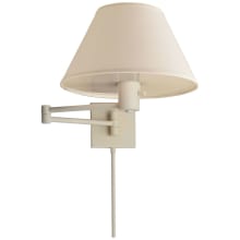 VC Classic 11" High Wall Sconce with Linen Shade