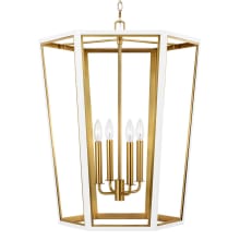 Curt 4 Light 21" Wide Taper Candle Chandelier