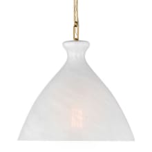 Athena 12" Wide Pendant with Glass Shade