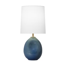 Ulla 18" Tall LED Table Lamp with Linen Shade