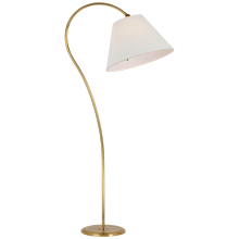 Dume 63" Tall Arc Floor Lamp with Linen Shade