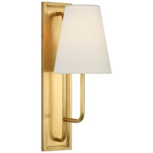 Rui 14" Tall Wall Sconce with Linen Shade