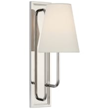 Rui 14" Tall Wall Sconce with Linen Shade