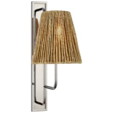 Rui 20" Tall Wall Sconce with Natural Abaca Shade