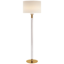 Riga 60" Floor Lamp with Linen Shade by AERIN