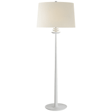 Beaumont 63" Floor Lamp with Linen Shade by AERIN