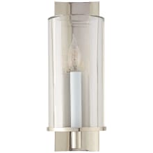 Deauville 14-1/2" High Wall Sconce with Clear Glass Shade