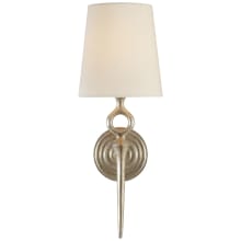 Bristol 18" High Wall Sconce with Linen Shade