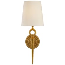 Bristol 18" High Wall Sconce with Linen Shade