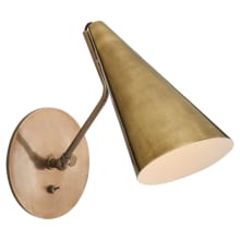 Clemente 10-1/2" High Wall Sconce with Metal Shade