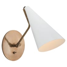 Clemente 10-1/2" High Wall Sconce with Metal Shade