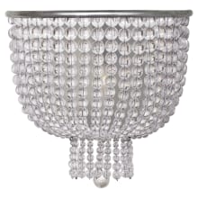 Jacqueline 10-1/4" High Wall Sconce with Bead Accents