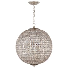 Renwick 23" Large Sphere Chandelier with Crystal by AERIN