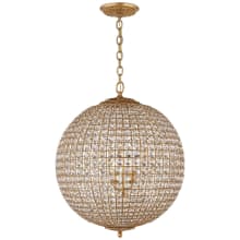Renwick 23" Large Sphere Chandelier with Crystal by AERIN