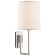 Aspect 14-1/2" High Wall Sconce with Linen Shade