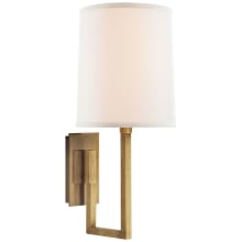 Aspect 14-1/2" High Wall Sconce with Linen Shade