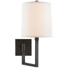 Aspect 16-1/4" High Wall Sconce with Linen Shade